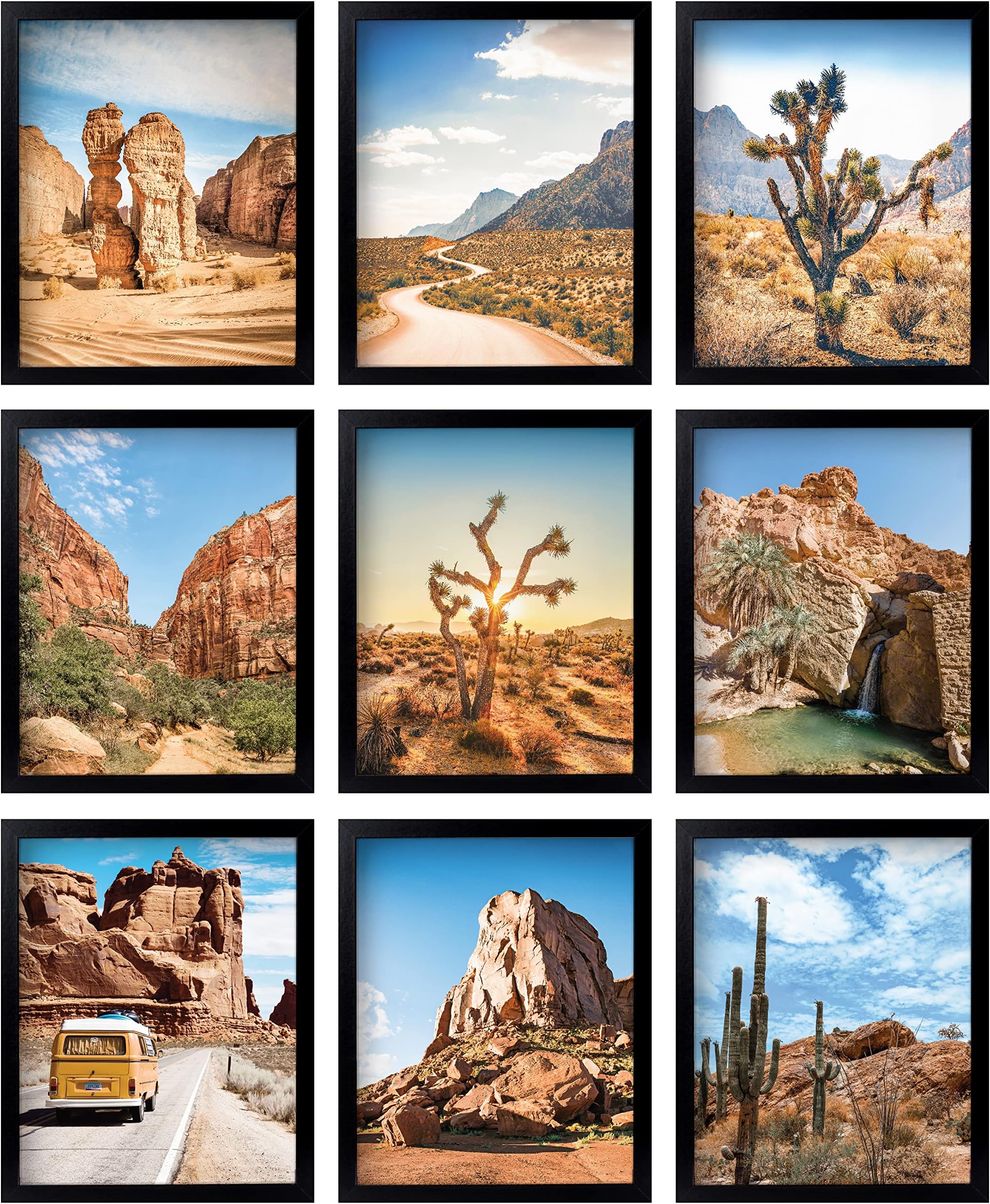 97 Decor Cactus Wall Art Decor - Desert Landscape Art Print, Cactus Poster Desert Decor, Artwork Arizona Picture, Succulent Joshua Tree Photo for Home Bedroom Decoration (8x10 UNFRAMED)