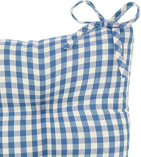 Miniatura 4 de Klear Vu The Gripper - Cojín antideslizante para silla mecedora, incluye almohadilla de asiento y almohada de respaldo con lazos para balancín de