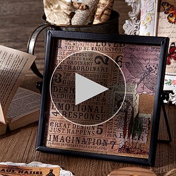 【80サイズ】　コラージュ素材　紙モノ　デザペ　まとめ売り♡③ Amazon | ZEZYXUFM デザインペーパー 80枚 4本入り コラージュ