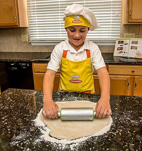 Miniatura 2 de Curious Chef Kit de base de cocina de plástico de 27 piezas, incluye herramientas reales de cocina y horneado para niños, apto para lavavajillas y