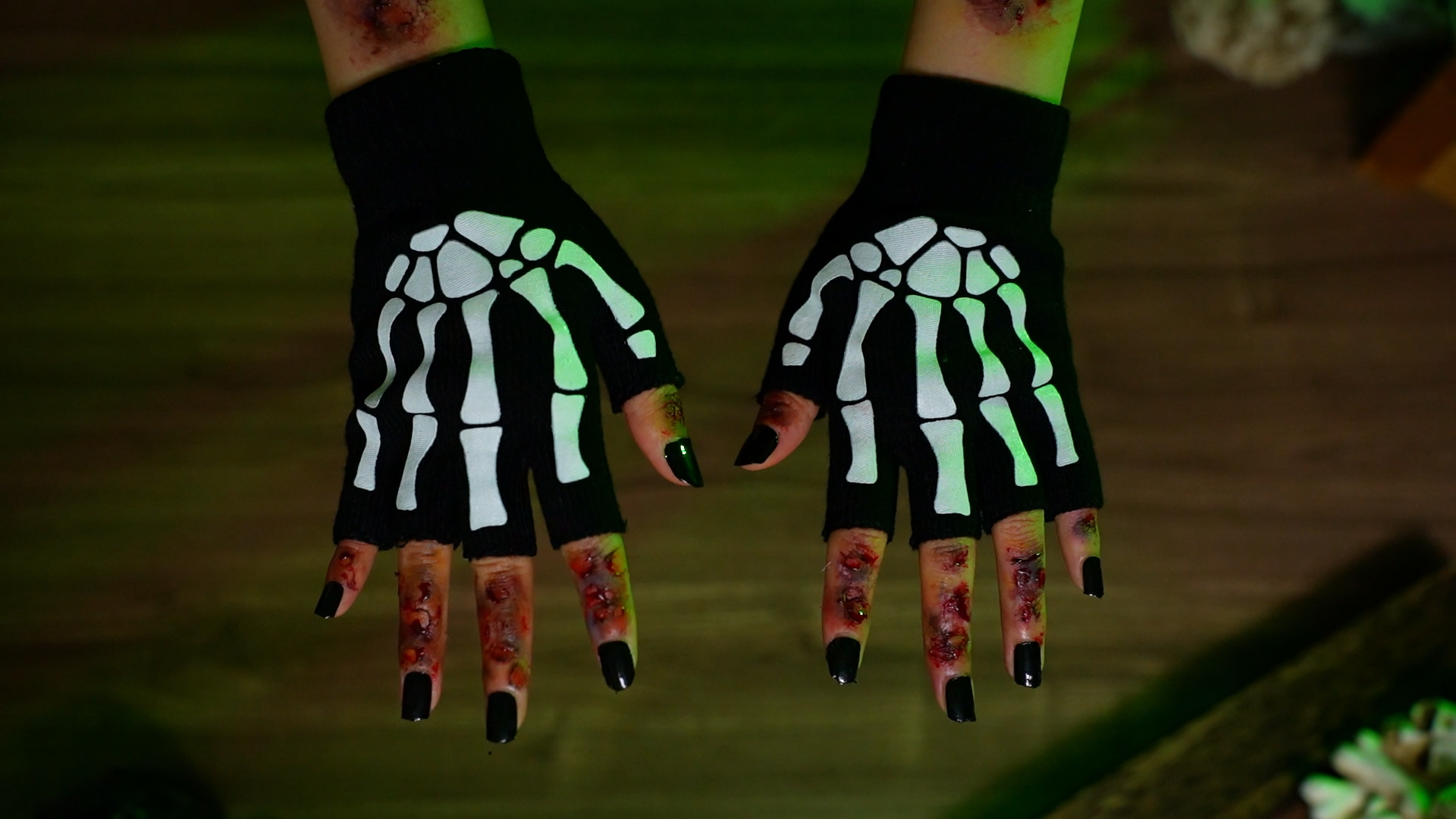 Amazon.com: SATINIOR Skeleton Fingerless Gloves for Men Women