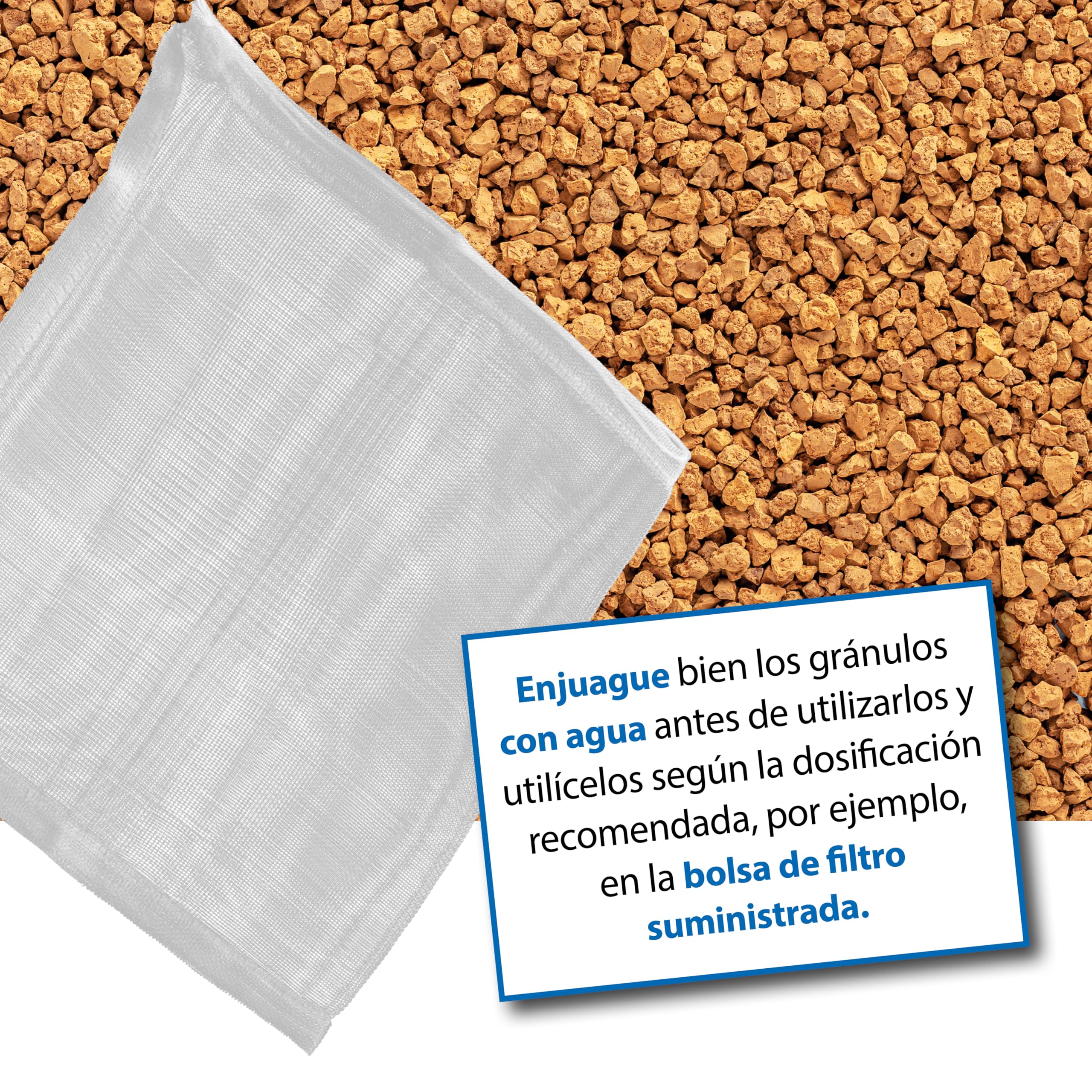 Removedor de fosfato Acuario – Microbe-Lift Phos-out 4 Granulado 5 L / 2,7 kg – Elimina fosfatos, silicatos y colorantes orgánicos – con Filtro Incluido – pH Neutro – Dulce y Marino – sin químicos