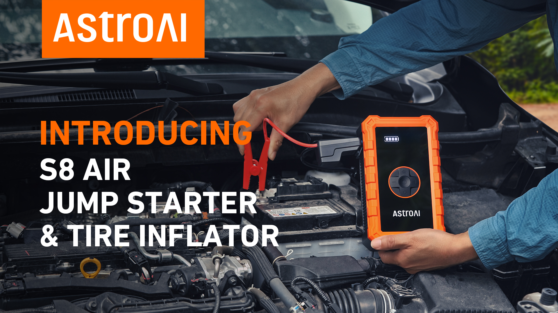 Amazon.com: AstroAI S8 Air Jump Starter with Air Compressor,3000A