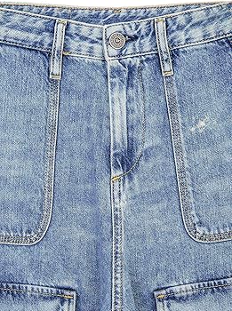 DIESEL (ディーゼル) P-MIRTA-OUT デニムカーゴパンツ ブルー サイズ:26