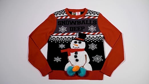 snowballs deep christmas sweater spencers