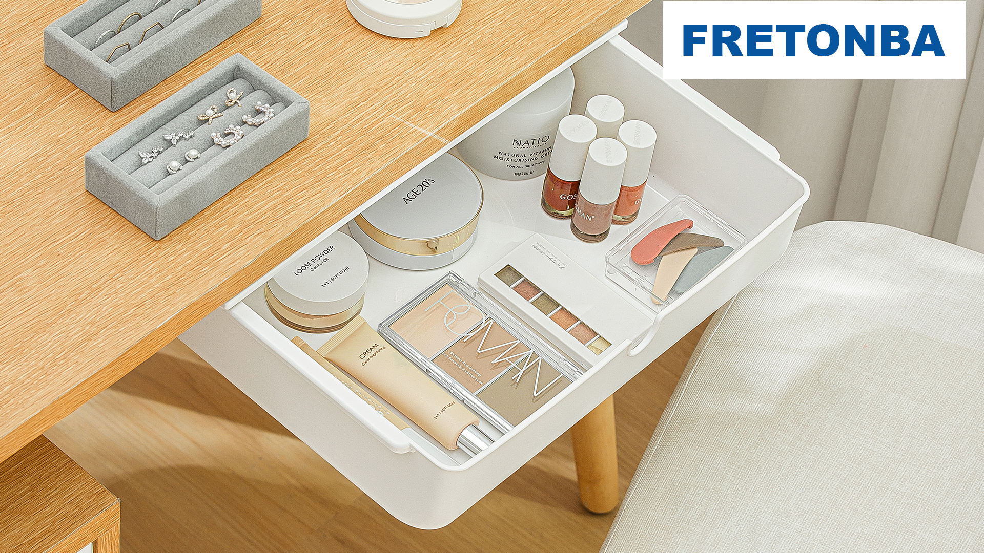 PATIKIL Scrivania Cassetto Organizer, 1pz Stoccaggio Cassetti