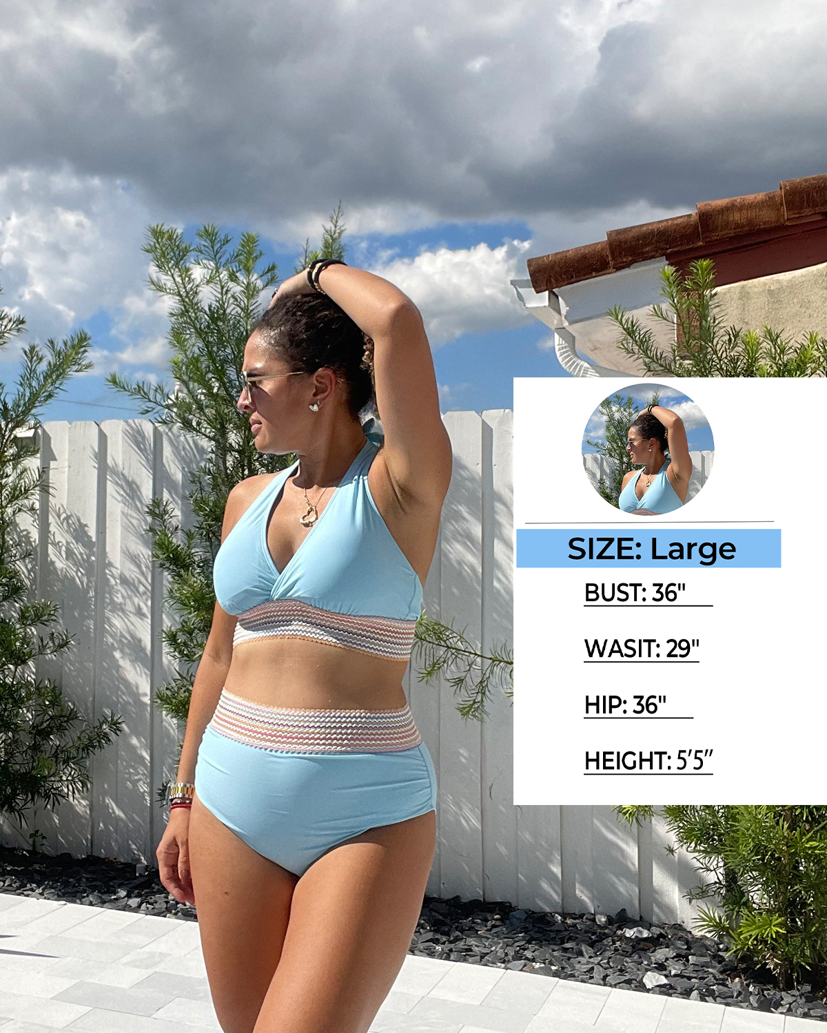 DJskiyers Women's Swimsuits 2 Piece Bikini Sets Tummy Control Bathing Suits Push Up Swim Tops Bottoms High Cut Swimwear Traje De Ba O Para Mujer Beac