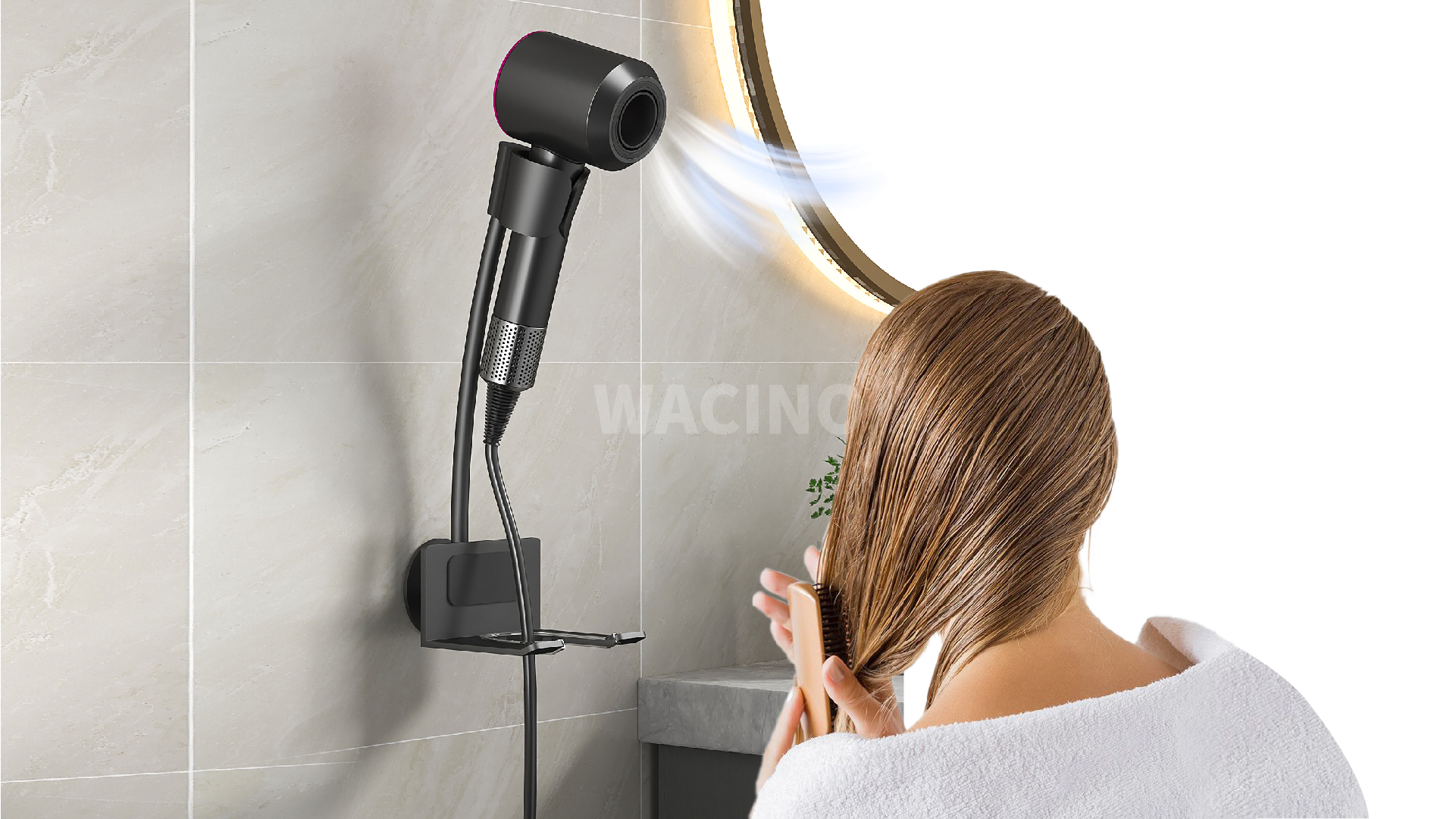 Soporte Para Plancha De Pelo Soporte Para Secador De Pelo