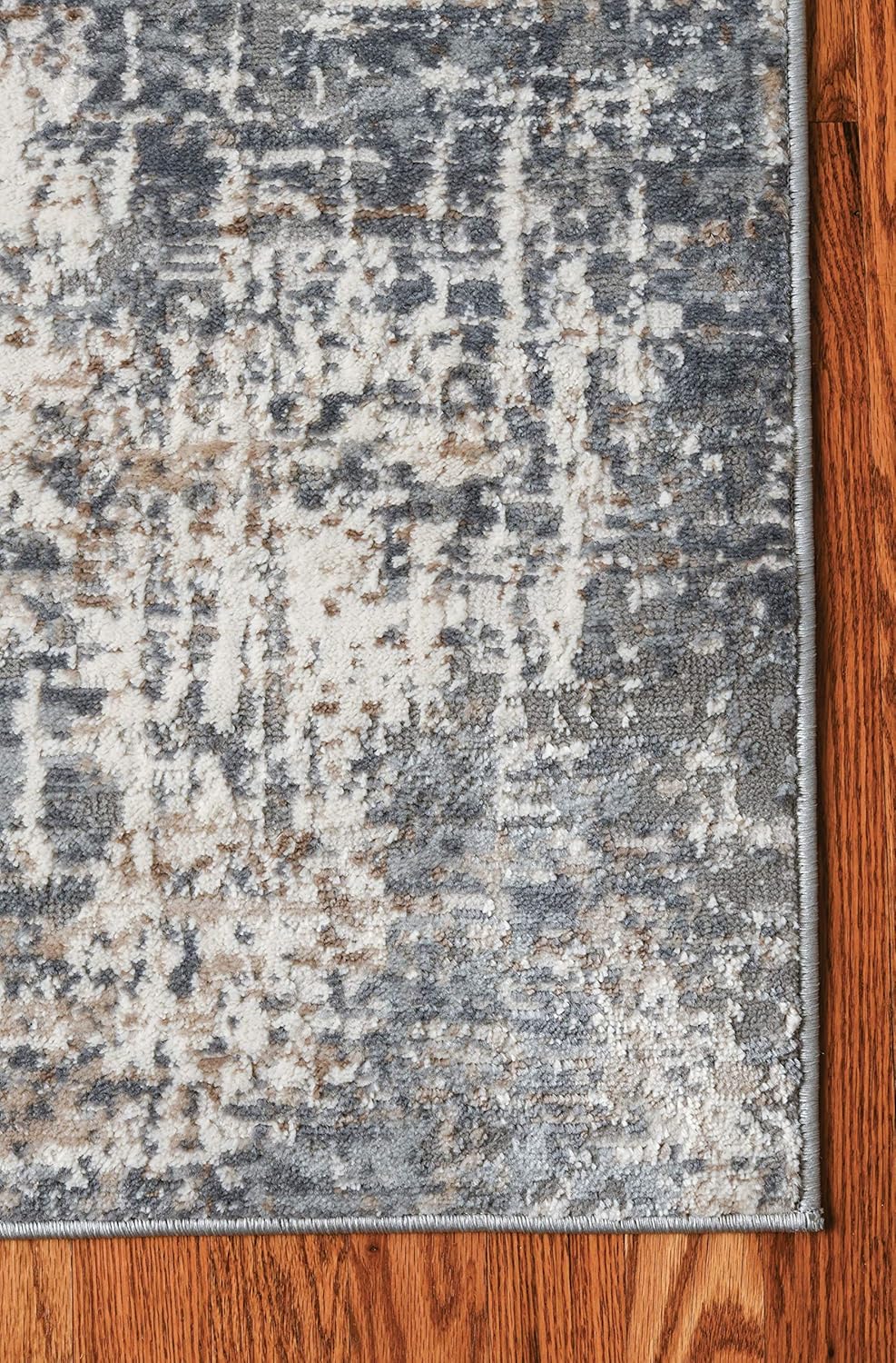 United Weavers Austin Elegance Grey Indoor Accent Rug – 5 ft. 3 in. x 7 ft. 2 in., Grey Modern Rug for Interiors. Rugs & Carpets