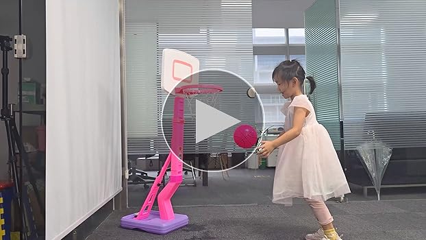 Amazon.com: Toddler Girl Basketball Hoop Indoor Pink