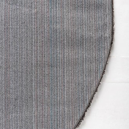 Miniatura 10 de Unique Loom Solid Shag Collection - Alfombra de área (7' 10" x 10' ovalada, gris grafito)