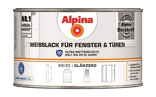 Alpina Weißlack für Fenster & Türen 300ml glänzend