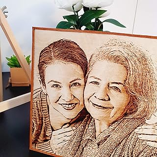 Personalized Wood Burnt Picture, Pyrography, Custom Photo, Farmhouse Wall Art, Rustic Home Decor, Customized Wood Burning, Wood Burned Picture From Your Photo