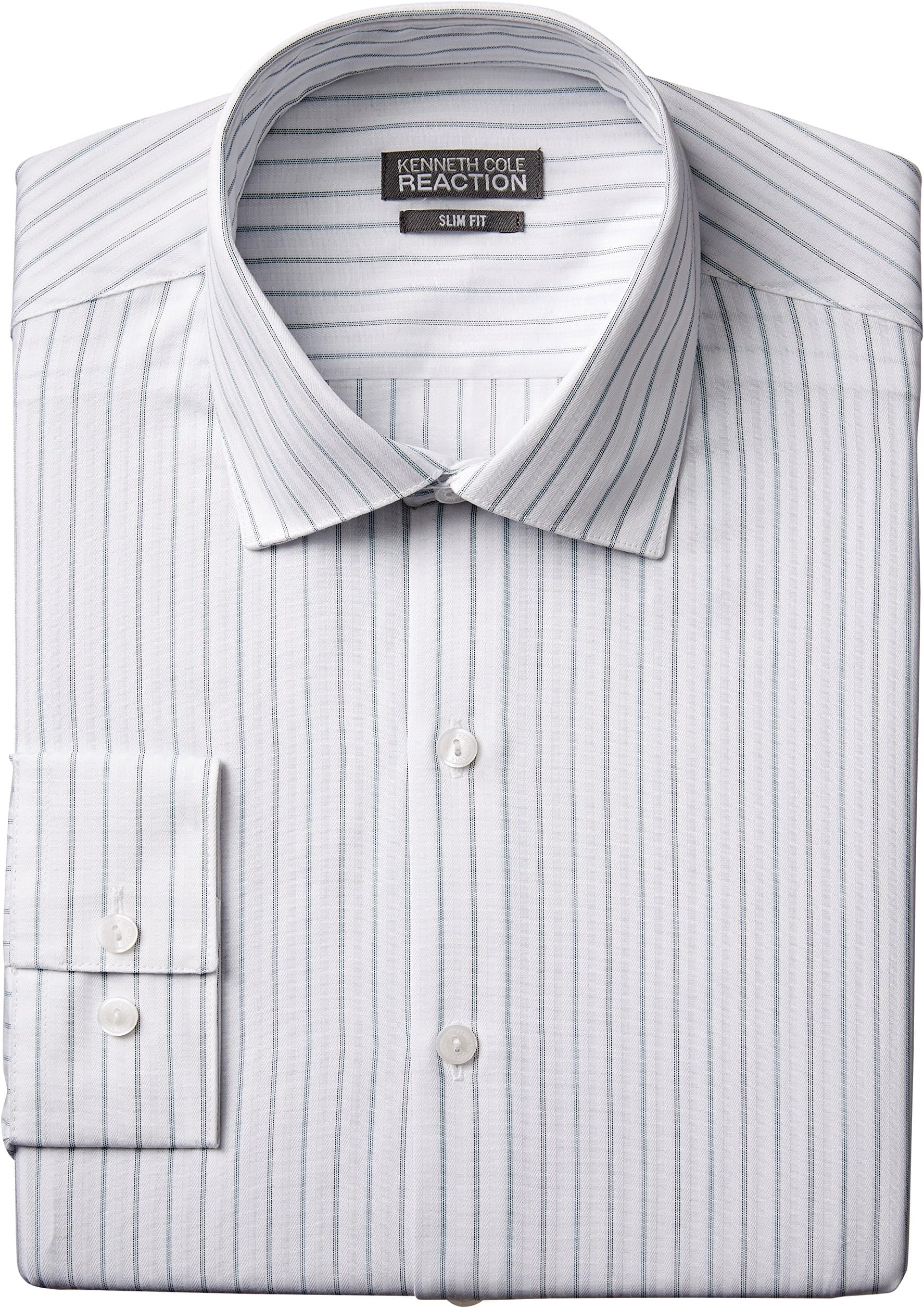 Kenneth Cole Reaction Men's Slim Fit Textured Stripe