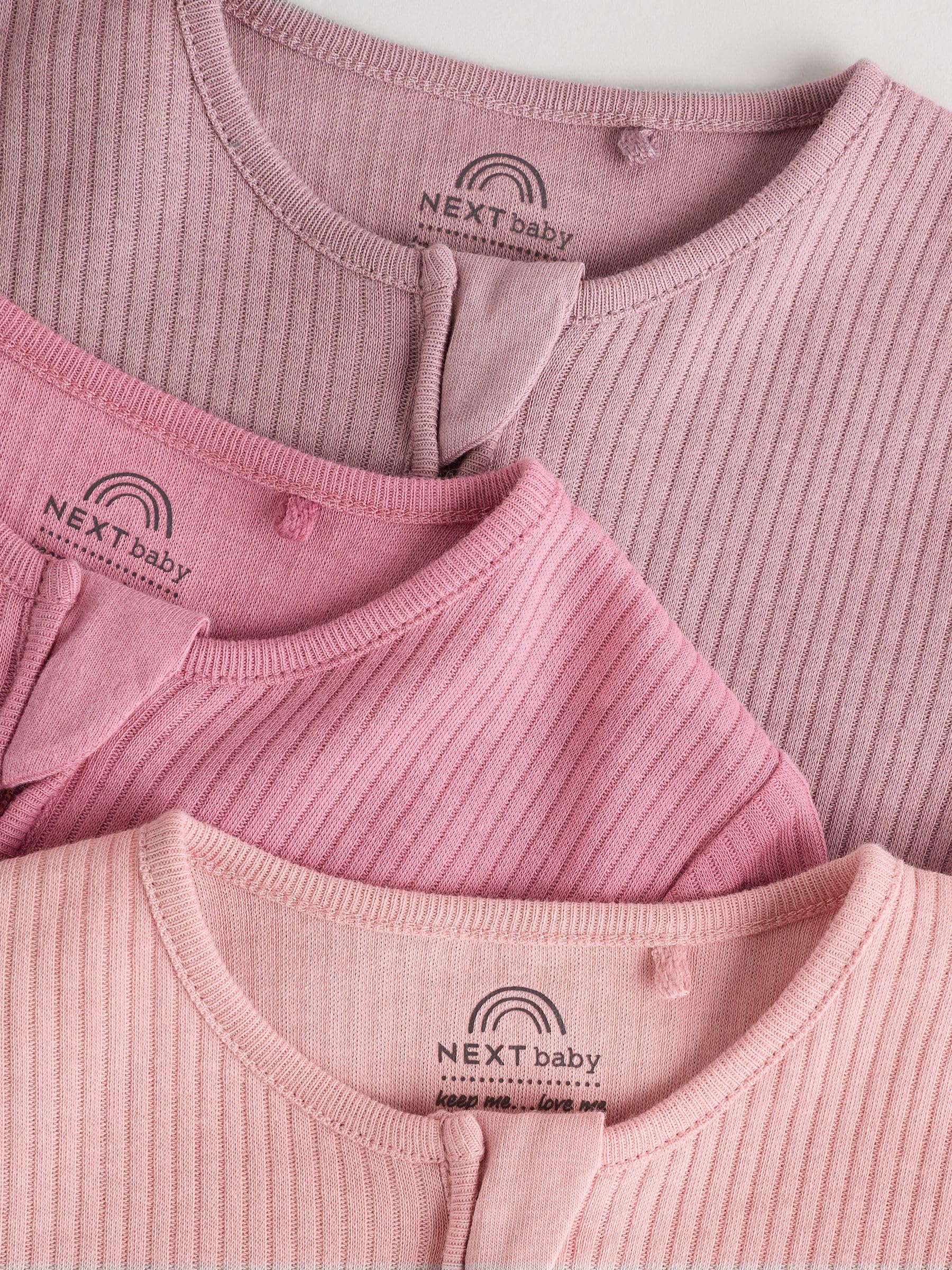 NEXT Bébé Fille Dors-Bien à Zip Double Sens bébé, Lot de 3