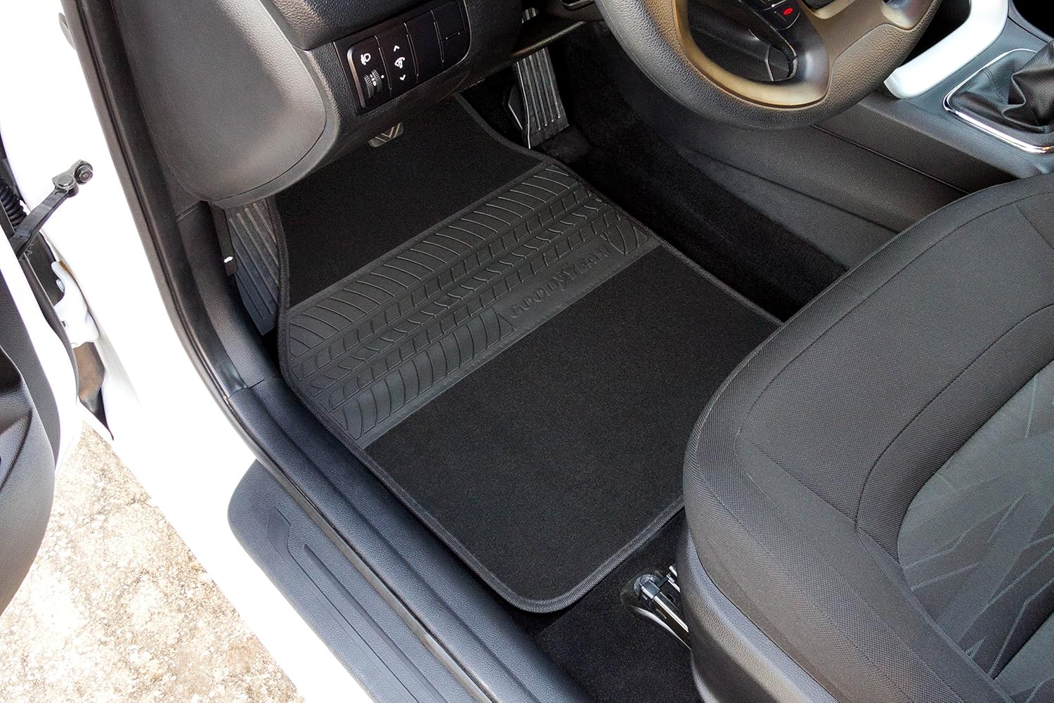 Goodyear GOD9018 Set of 4 Carpets, Black image 4