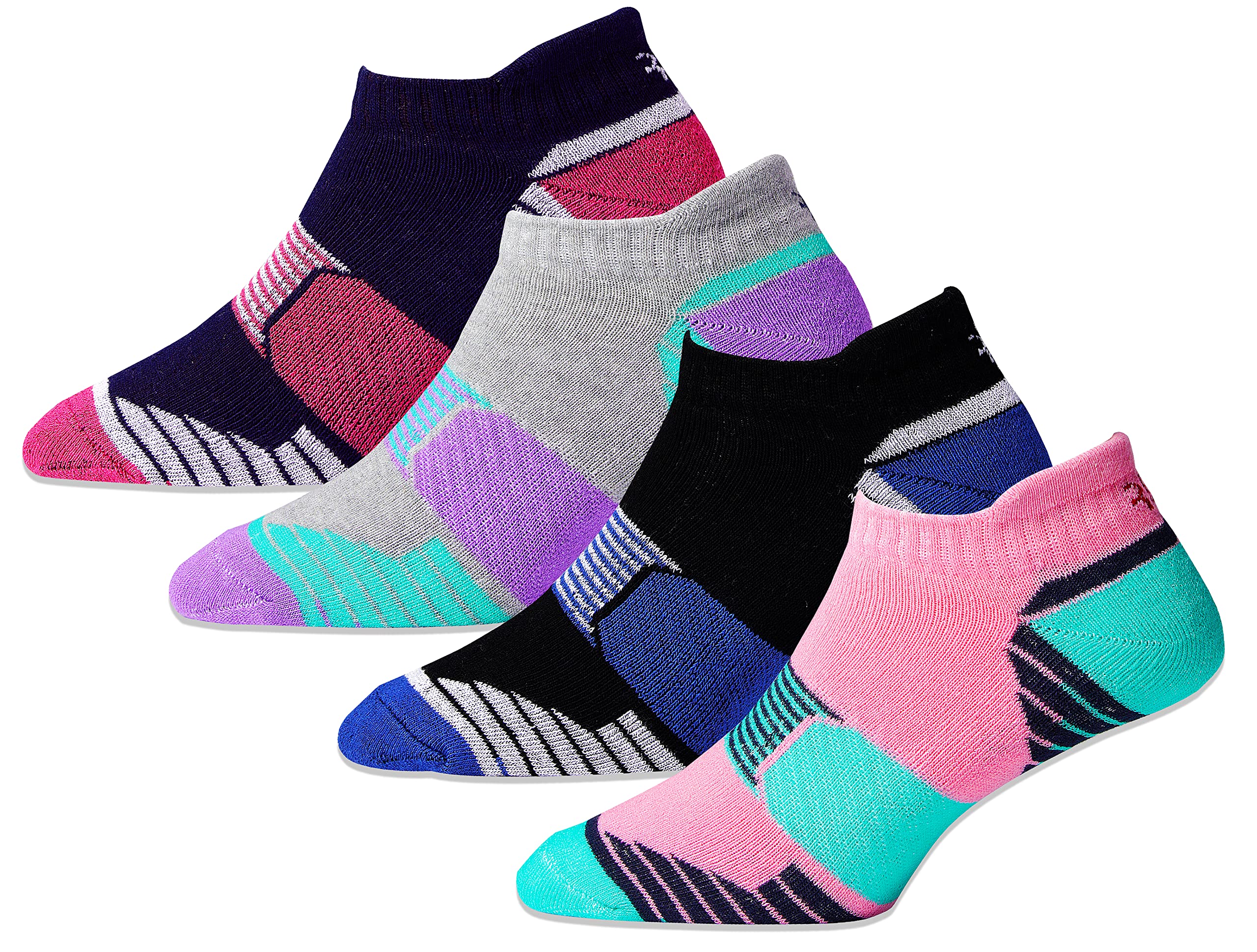 rc. royal class Women Sports Compression Low Cut Ankle Length Terry/Towel Cotton Multicolored Socks(Pack of 4 Pairs)-picture-11