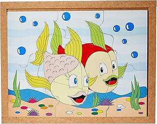 Carlu Brinquedos - Quebra-Cabeça, 4+ Anos, 7 Peças, Color Multicolorido, 1281