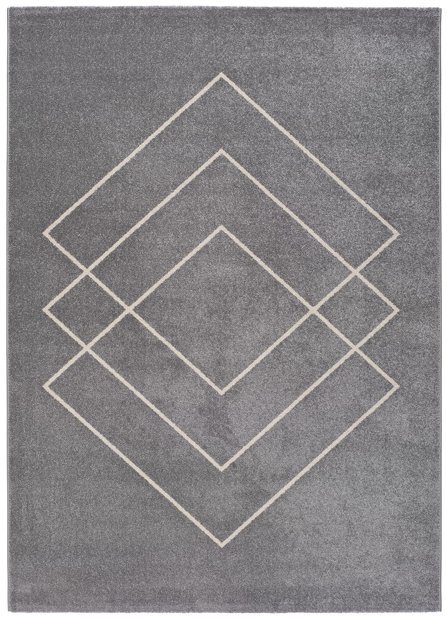 Tappeto da soggiorno modello Breda - 160 x 230 cm - Colore Argento