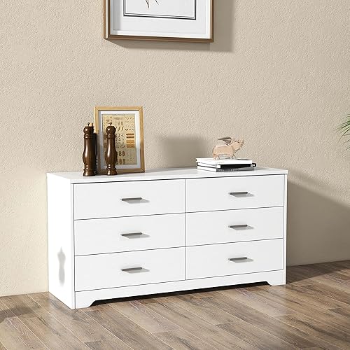 Miniatura 4 de Panana Cómoda para dormitorio con cajones de 5/6, cómoda de madera, organizador de almacenamiento para dormitorio, sala de estar, pasillo, guardería