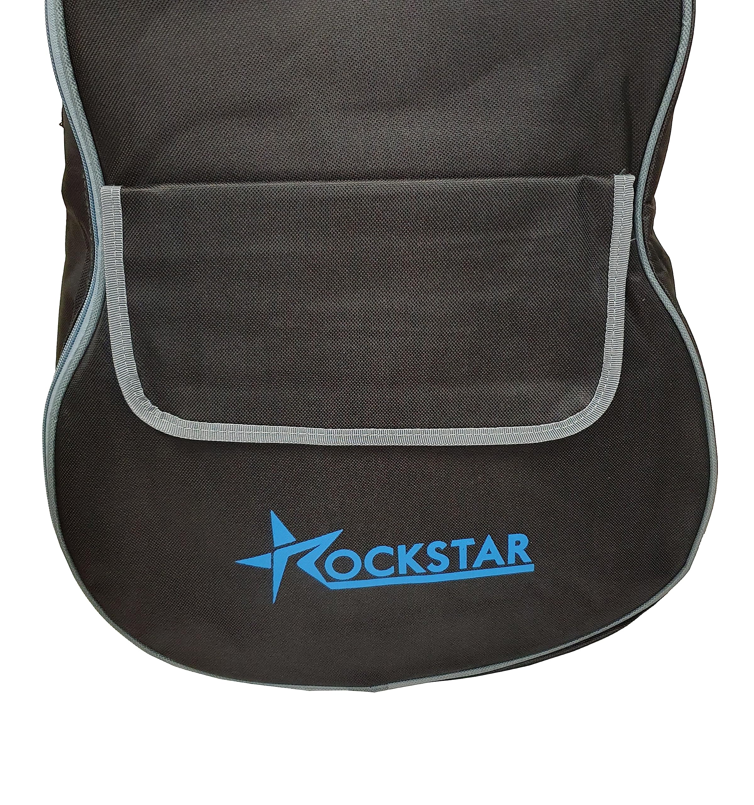 Rockstar - Funda Impermeable y Acolchada 8mm Guitarra Clásica Española Flamenco GC20 Mochila Doble Correa Reforzada Bolsillos - Rockmusic