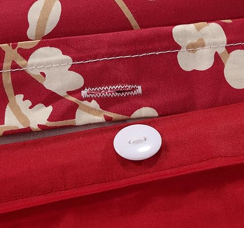 Miniatura 7 de Brandream Edredón de lujo con impresión en cachemira e imitación, juego de 3piezas de cama medallón de bohemia y damasco, satén de algodón egipcio