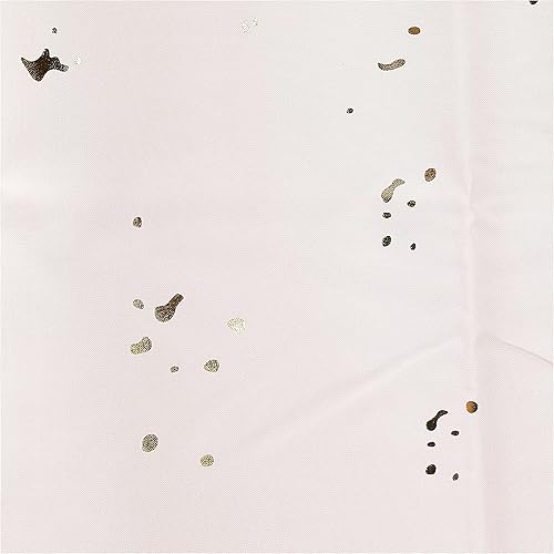 Vista 6 de SKL Home by Saturday Knight Ltd. - Cortina de ducha de tela salpicada, color rosa