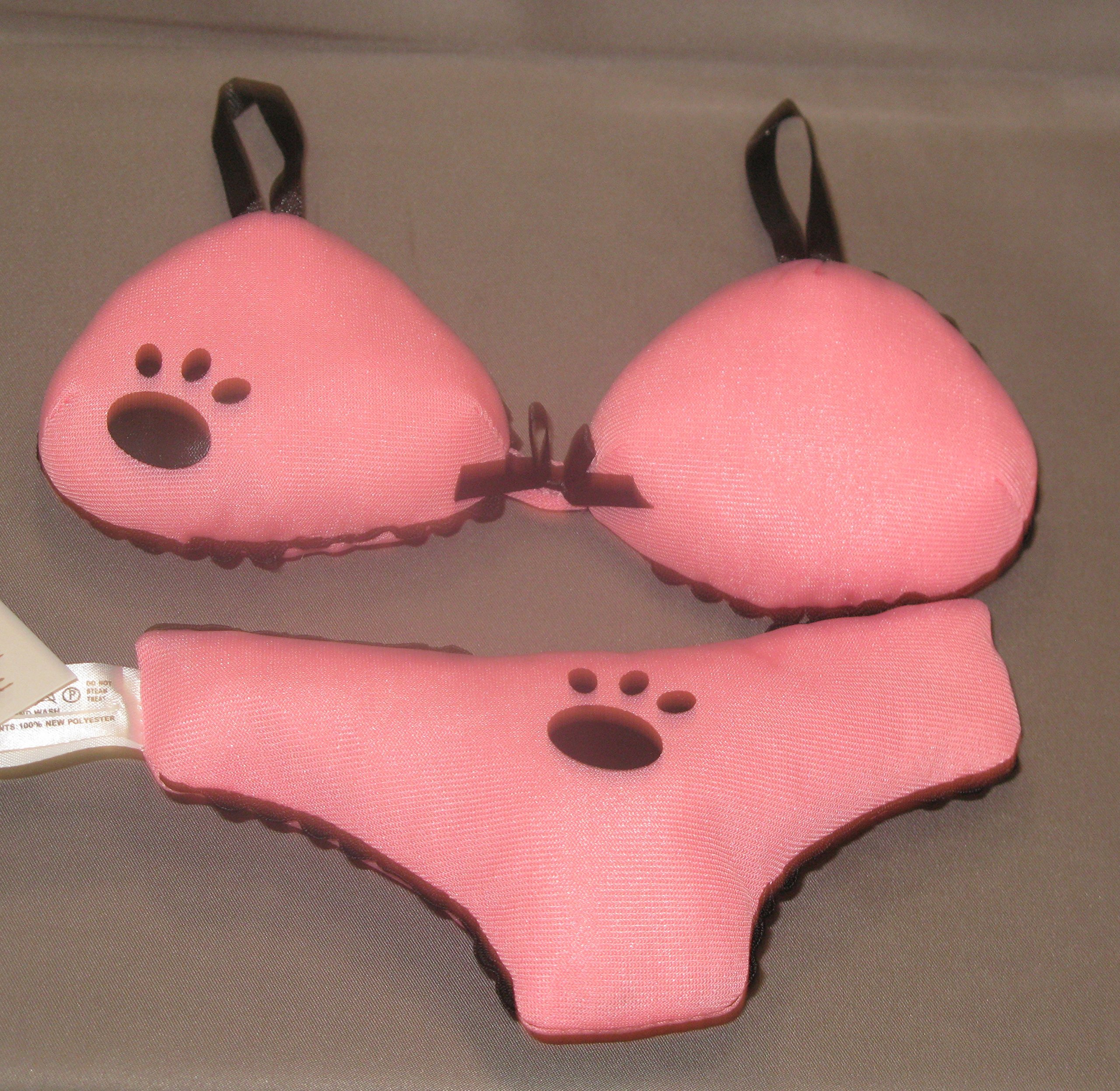 Plush Lingerie Dog Toy (Pink)