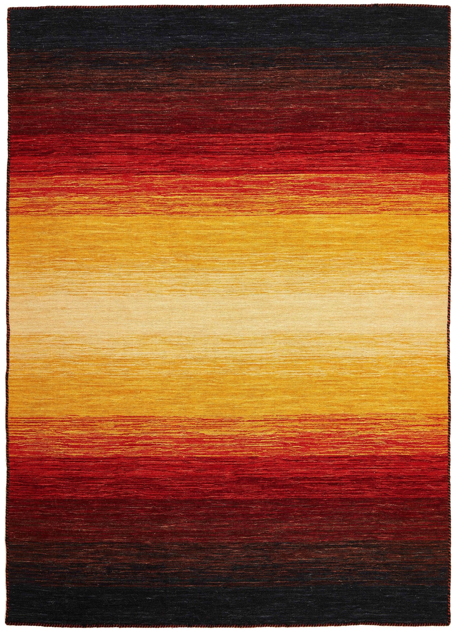 Kilim Horizon 61x89 Tessuto a mano Moderno Tappeto orientale Tappeto di design Tappeto In lana India