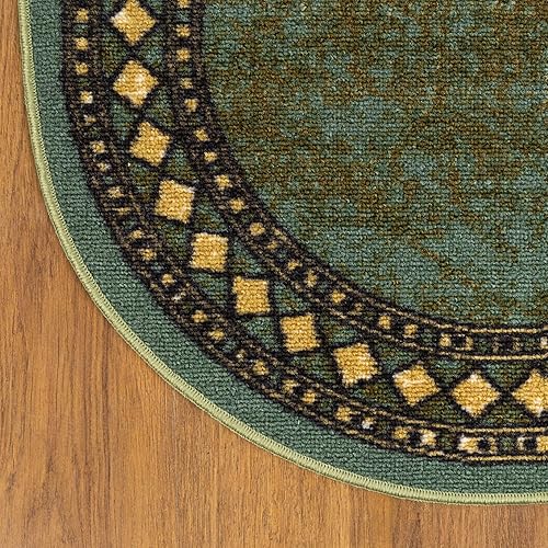 Miniatura 347 de Antep Rugs Alfombras modernas con bordes de 2 x 7 pies antideslizantes (antideslizante) de perfil bajo con parte trasera de goma para interiores