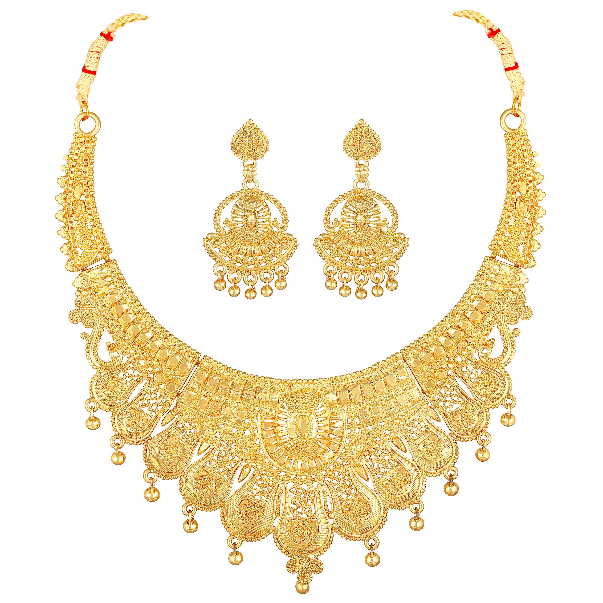 See full amazon price history chart for ASMITTA Designer One Gram Gold Plated Forming Premium Golden Jewellery/Choker Necklace/jwelry Set for Women ASMITTA Designer One Gram Gold Plated Forming Premium Golden Jewellery/Choker Necklace/jwelry Set for Women (B07X6F1CFN) Amazon Price History, Amazon Price Tracker