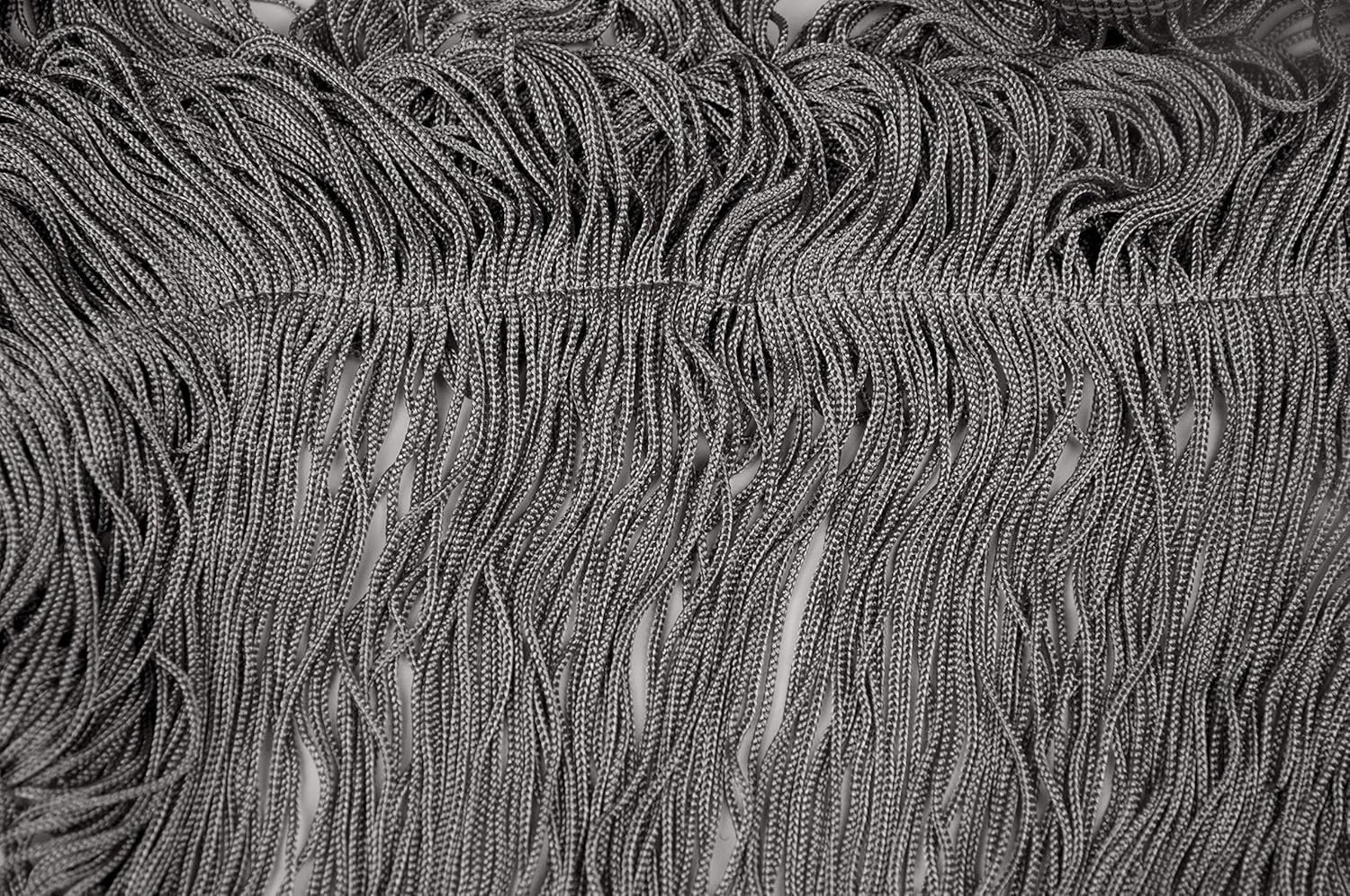 14" Chainette Fringe - 3 Yards - Silver