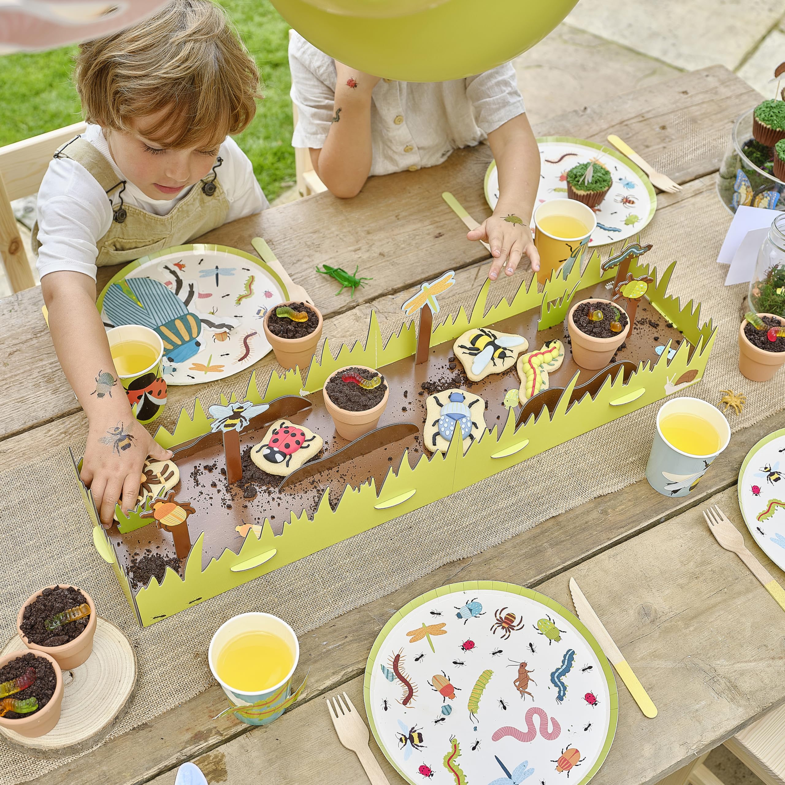 Ginger RayBug Hunt Grazing Board with Pop Up Bugs