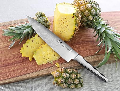 Miniatura 7 de Cangshan TX Series 1021295 Sueco 14C28N - Juego de bloques de cuchillos TAI de 3 piezas, color nogal