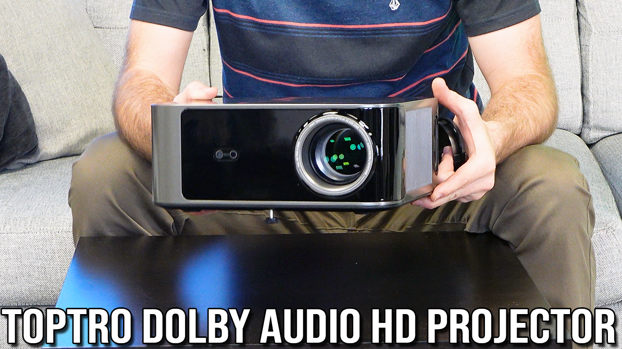 Watch TOPTRO X9 Dolby Audio HD 1080p Projector on Amazon Live