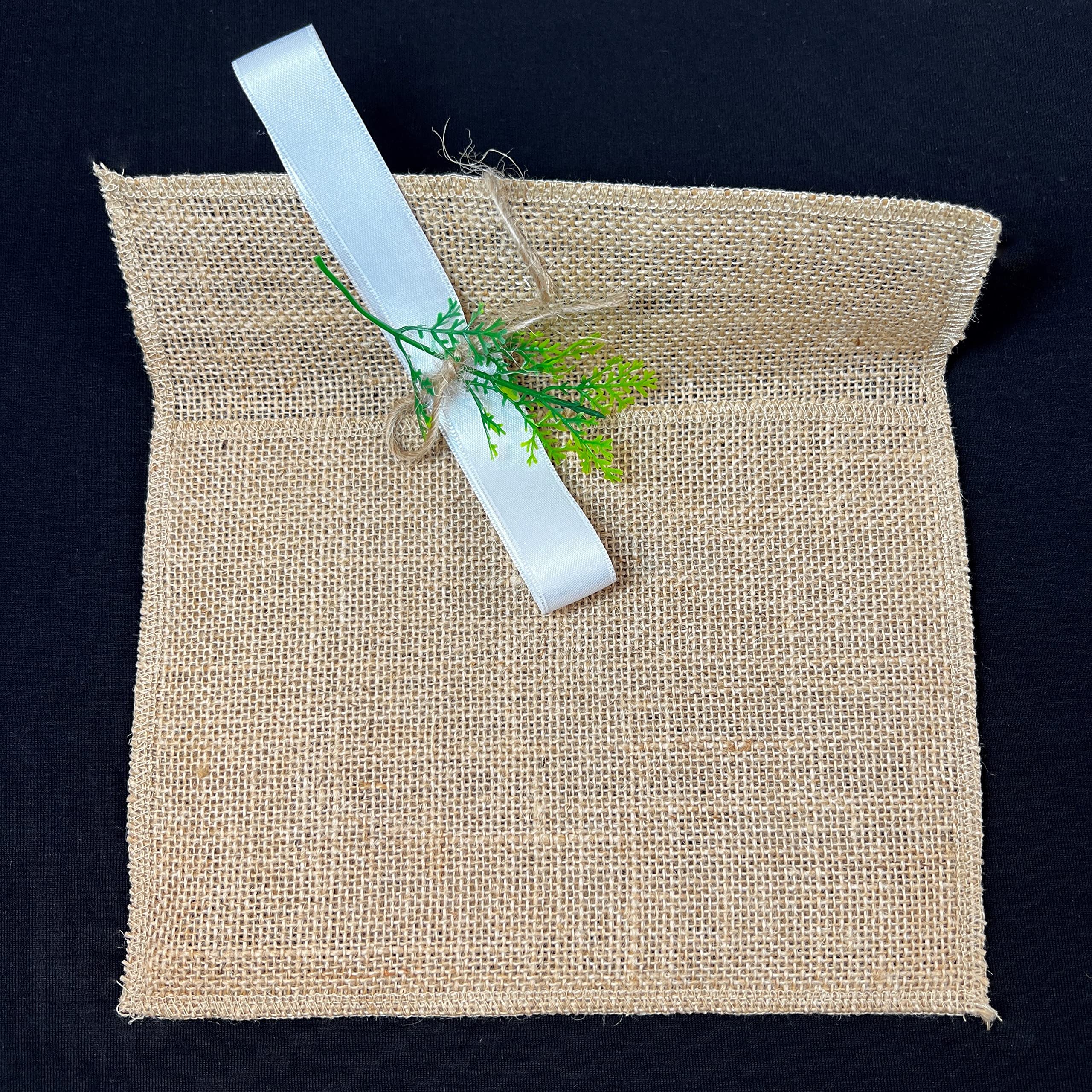 50 Sobres De Yute Para Invitaciones De Boda, Tarjetas De Papel Para