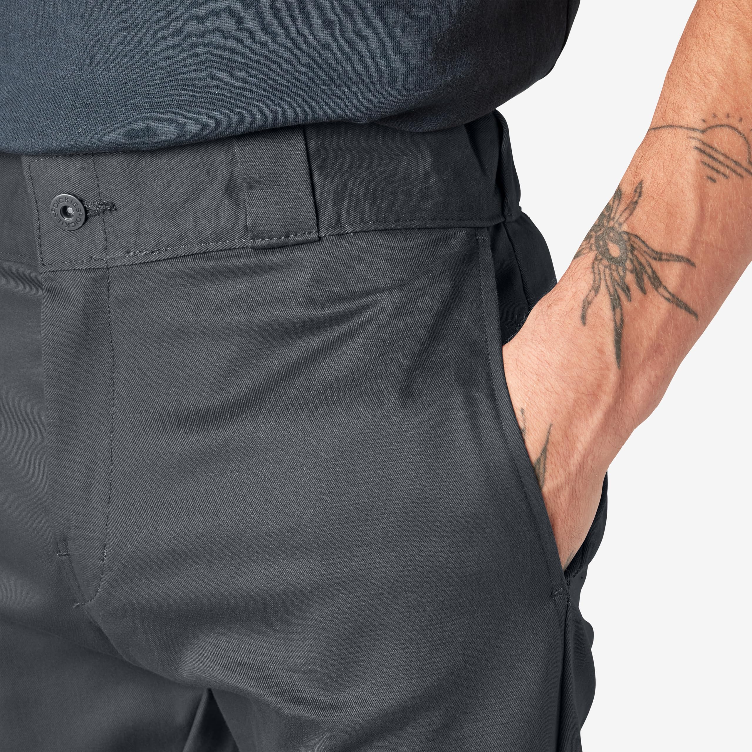 Dickies Men's Flex Skinny Fit Double Knee Work Pants - Spodnie Mężczyźni