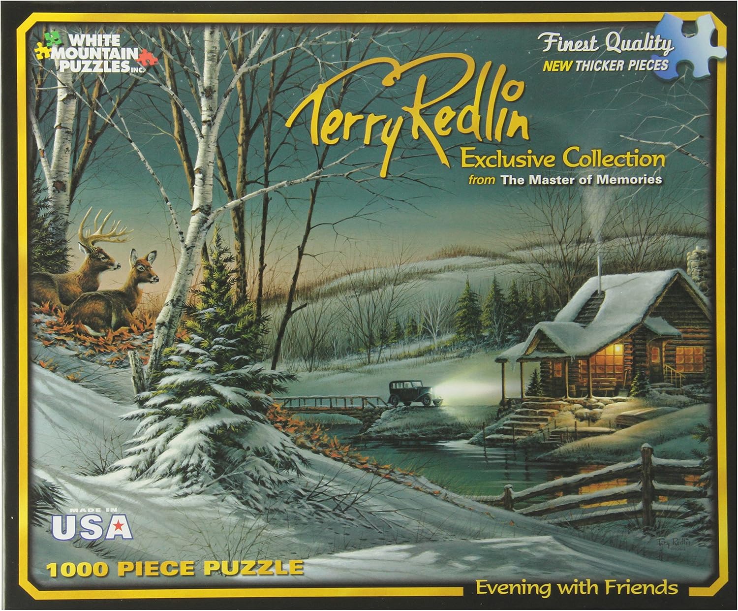 White Mountain Puzzles Evening with Friends - 1000 Piece Jigsaw Puzzle