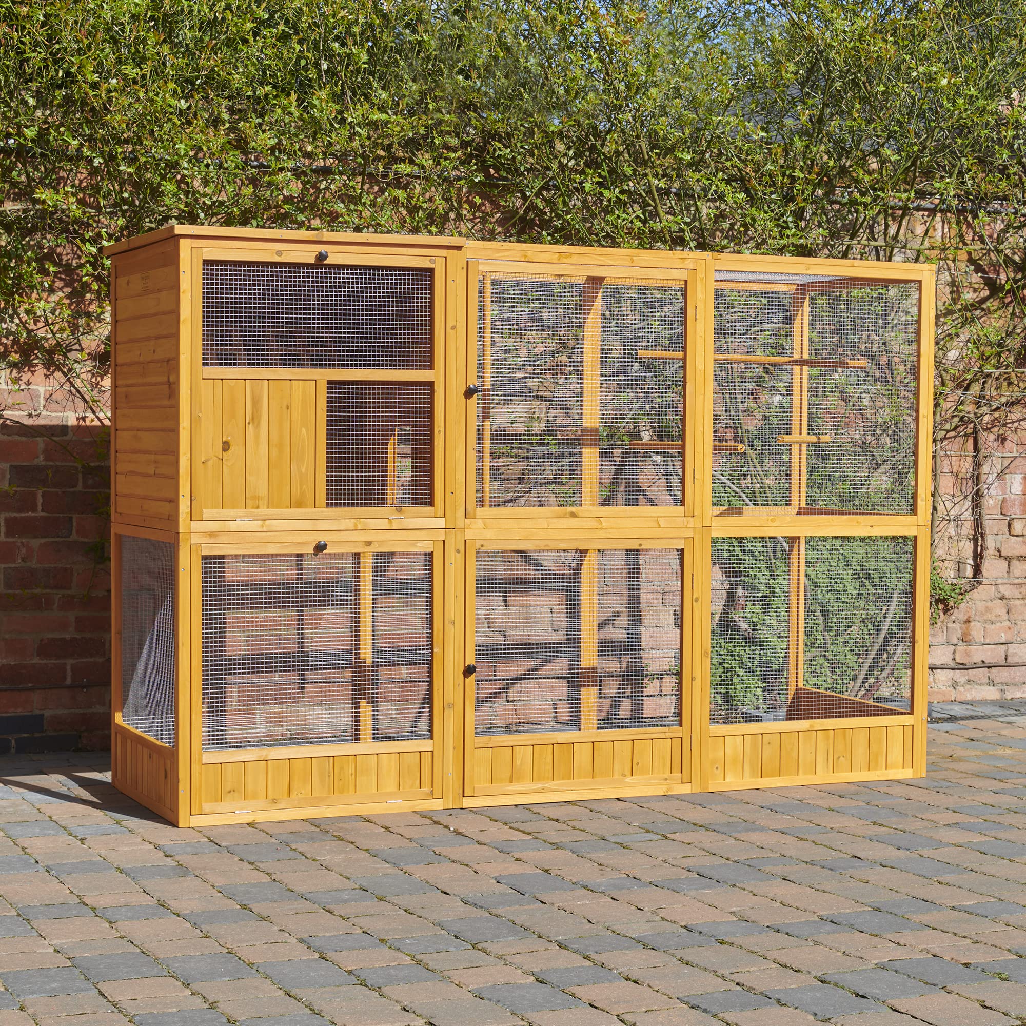 Buy Feel Good UK Large Wooden Bird Aviary Bird Cage Bird Flight