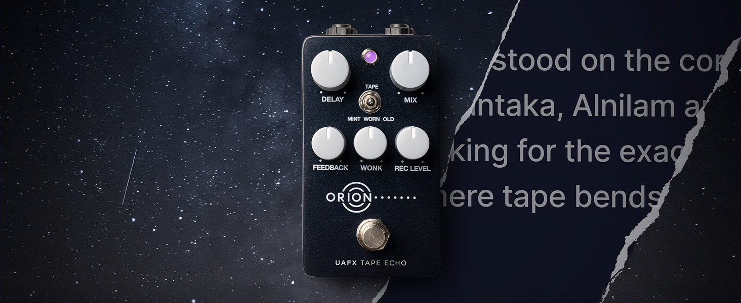 Universal Audio Pedal de efeito eco Orion Tape : Amazon.com.br