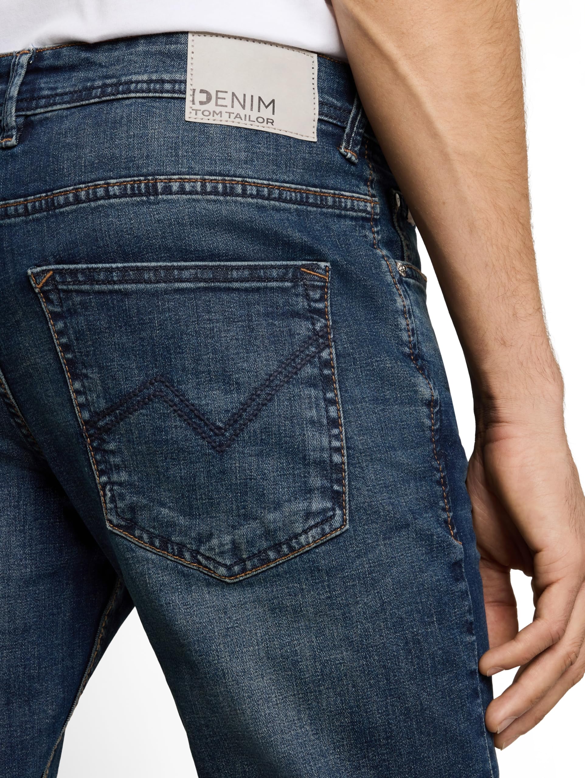 TOM TAILOR Denim - 1029731, Piers Slim Jeans con Cotone Biologico Uomo