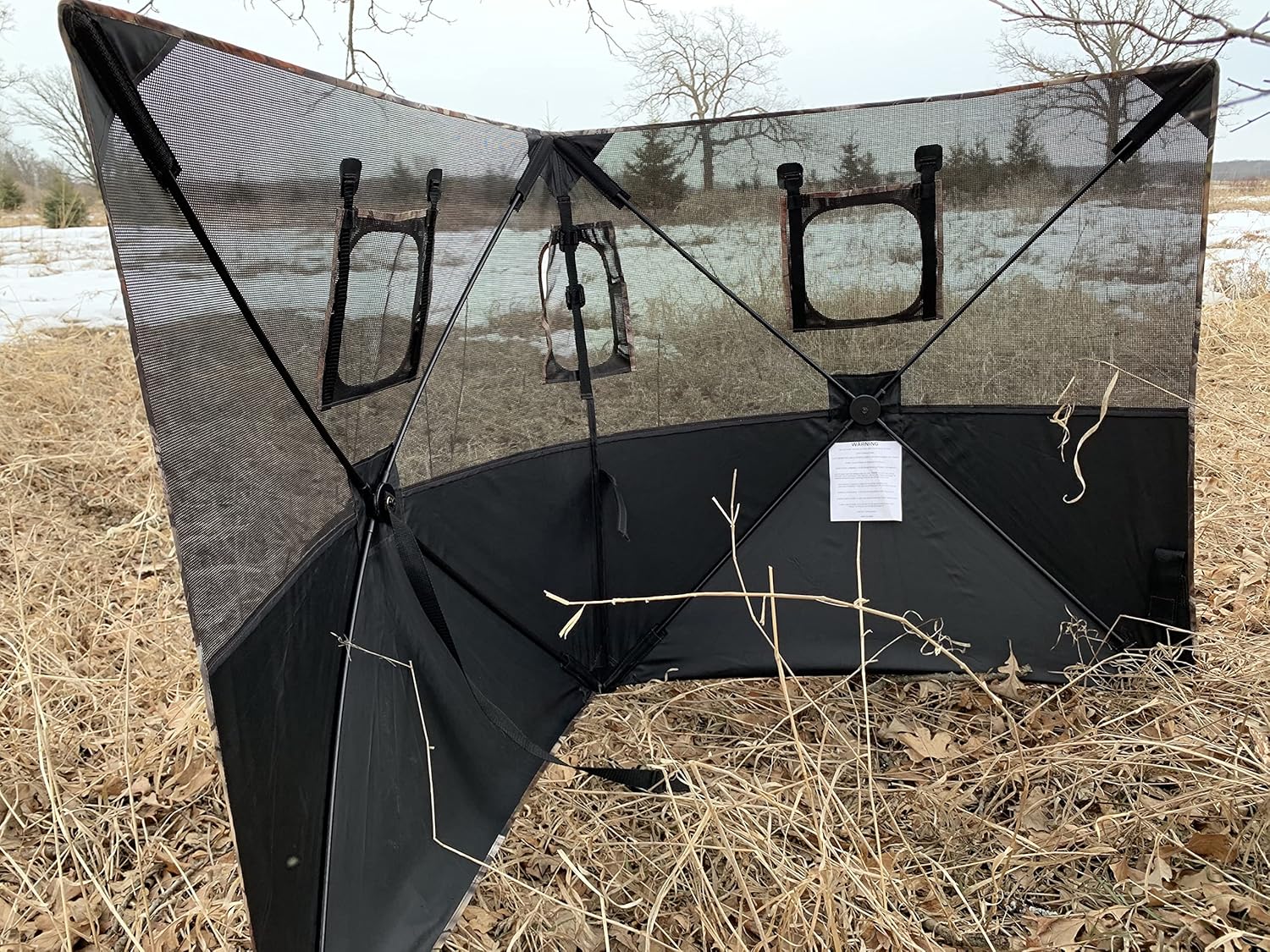 VENATIC Cloak Lite, Portable Quick Setup Lightweight Camouflage Pop Up 2-Sided Ground Hunting Blind