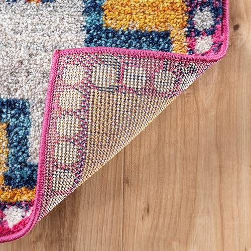 Miniatura 5 de NuLOOM Vintage Jaclyn Medallion Alfombra de área, 2' 6" x 10', plata