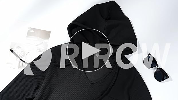 RIROW 2025 Hoodies for Women Pullover Waffle Long Sleeve