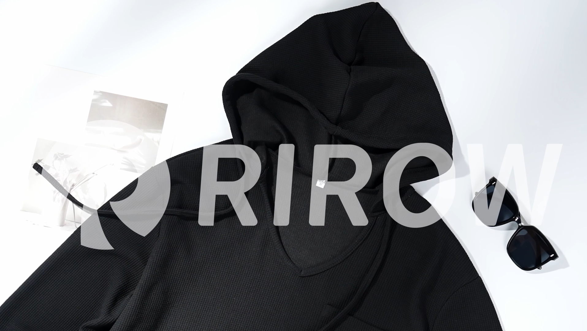 RIROW 2025 Hoodies for Women Pullover Waffle Long Sleeve