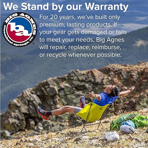 Miniatura 10 de Big Agnes Skyline - Silla ultraligera para mochileros, color negro