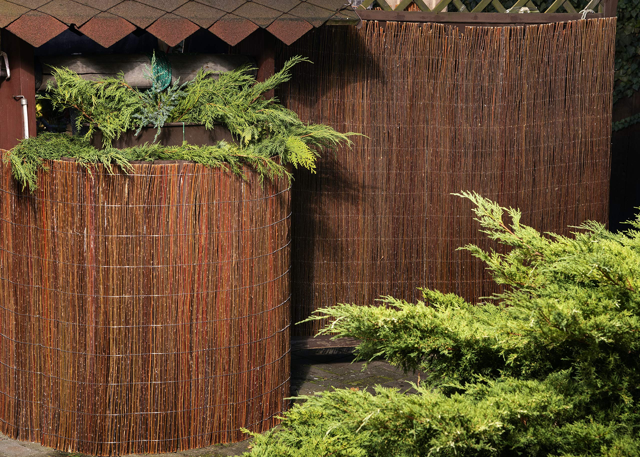 MC.Sammler clôture de Saule pour Jardin et terrasse 22 differents formats (180 x 300 cm) Brise-Vue pour Patio et balcons