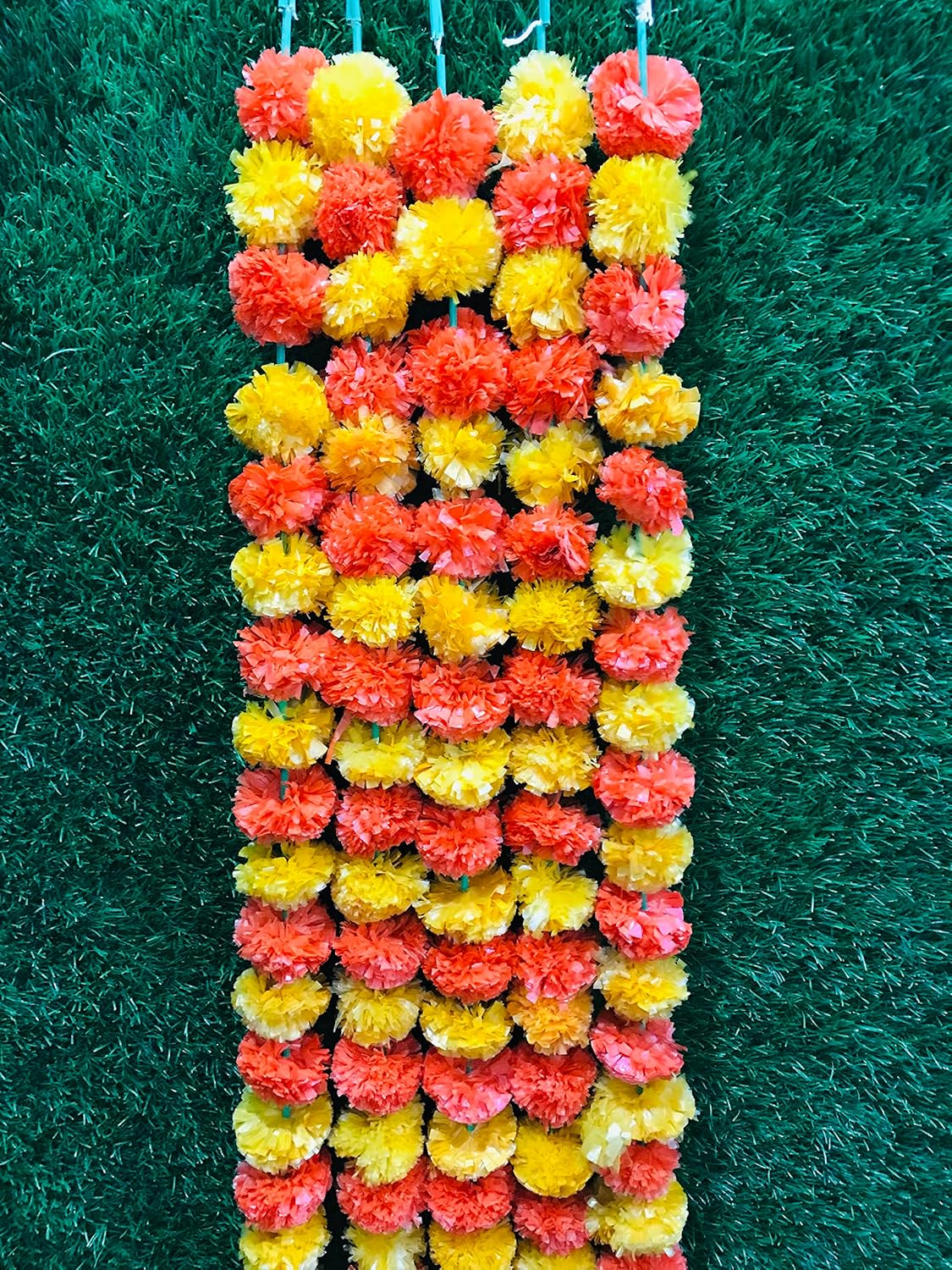 Gavya International Artificial Marigold Flower Garlands for