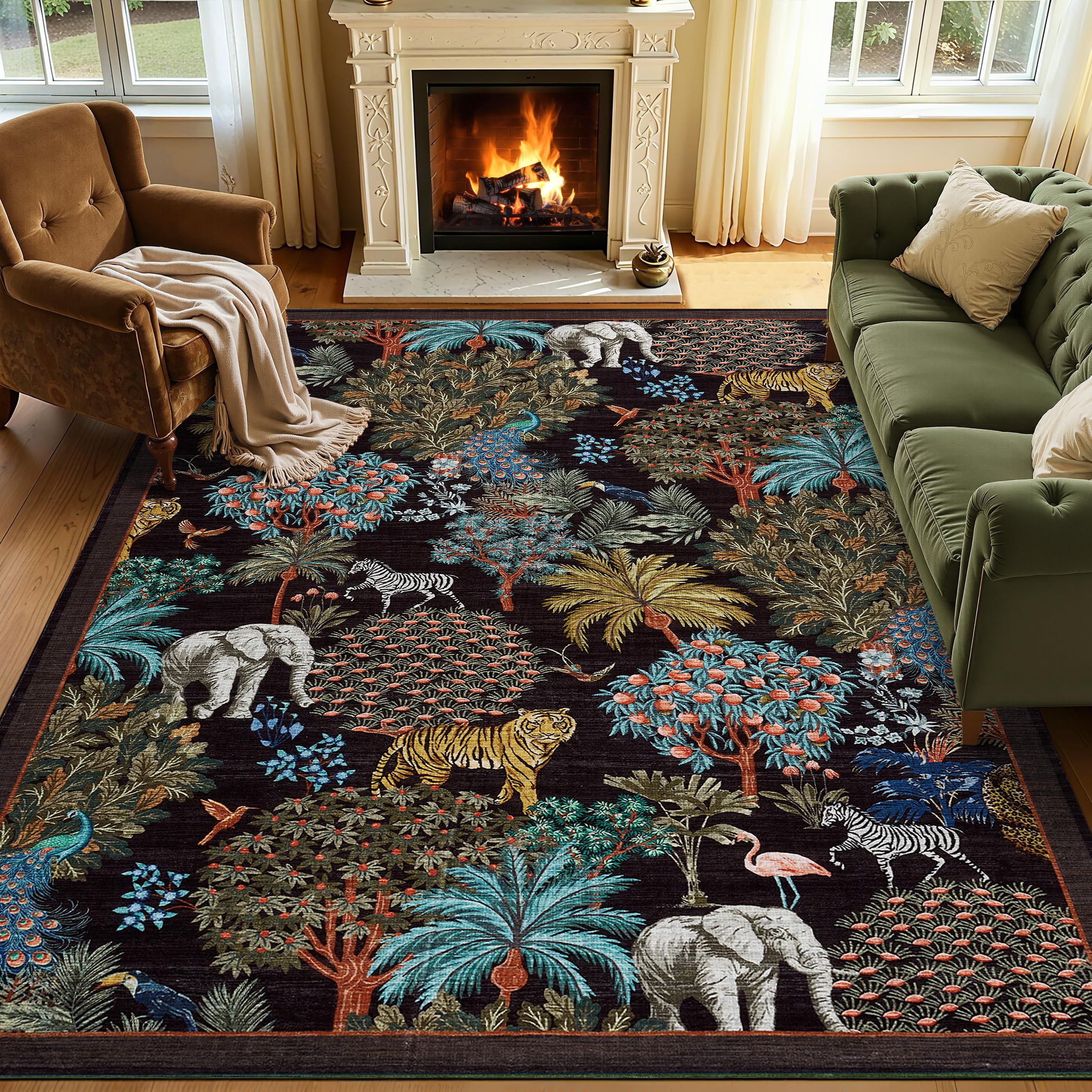 GarveeHome Animal Print Rug