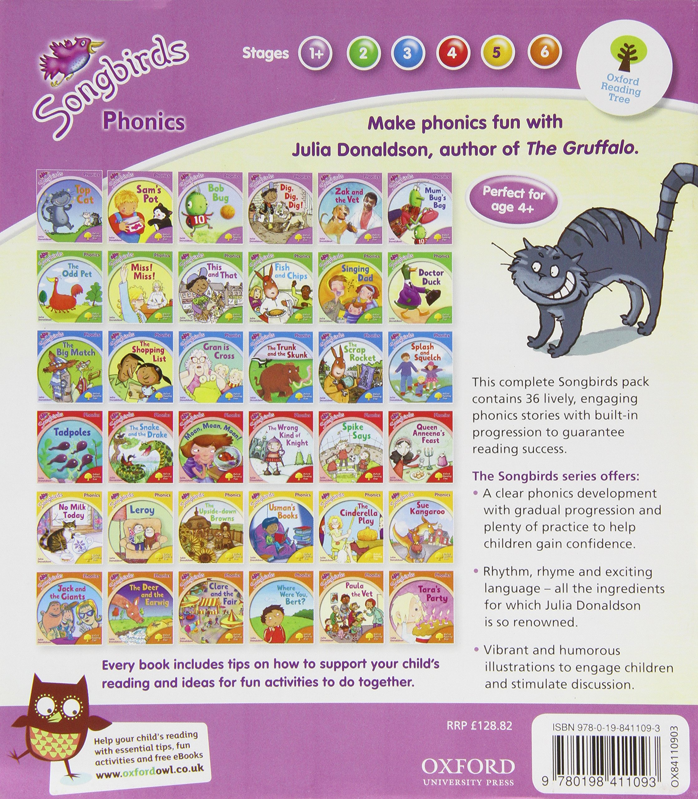 Oxford Reading Tree Read at home Songbirds Phonics Collection 